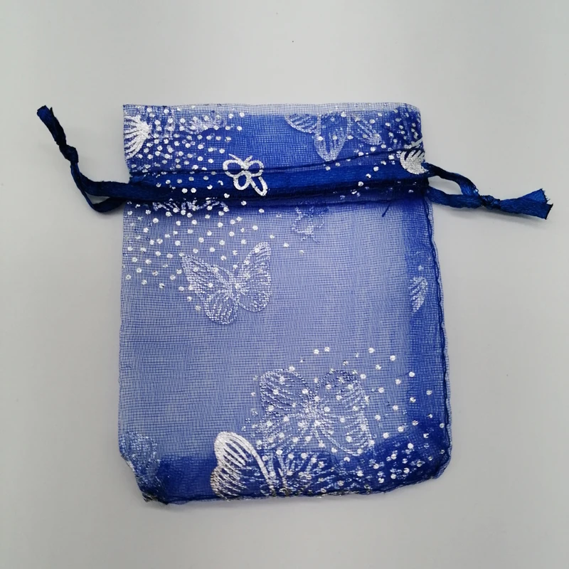 200 шт Бабочка с изображением луны и звезд подарочная Сумка из органзы 7*9*9*12 13*18 см