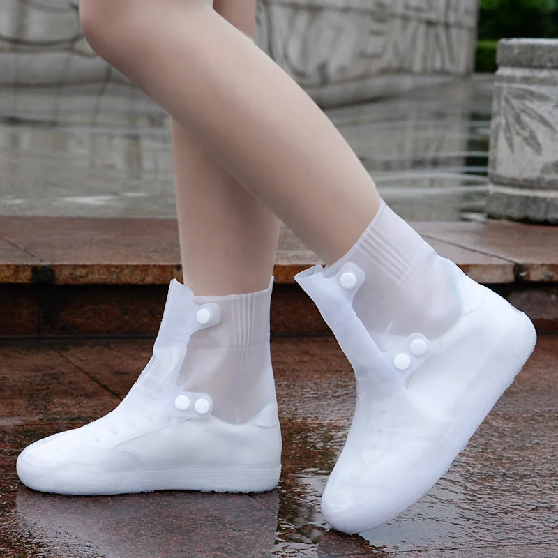 

Male and Female Students Outdoor Travel Injection Molding Shoe Cover Thickening and Wear-Resistant Rainproof and Waterproof Shoe