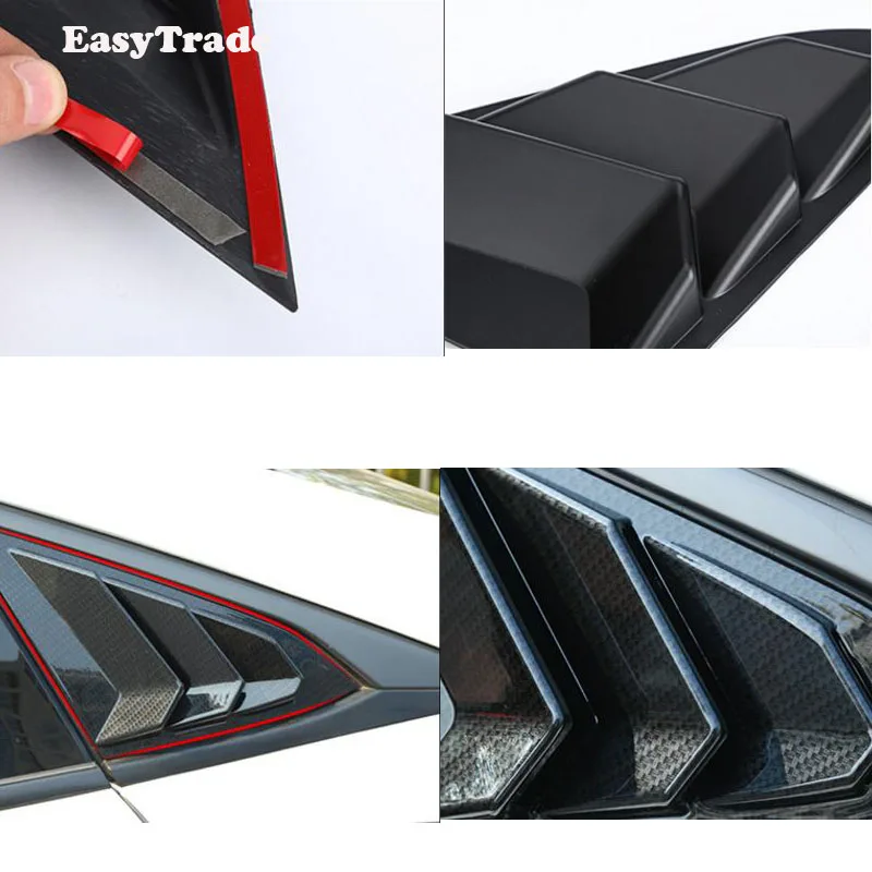 Автомобильная задняя панель боковые вентиляционные жалюзи задние наклейка