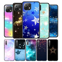 lucky five pointed star silicone cover for xiaomi mi note 11 11t 11i 10i 10t 10 9 9t 9 se lite pro ultra phone case