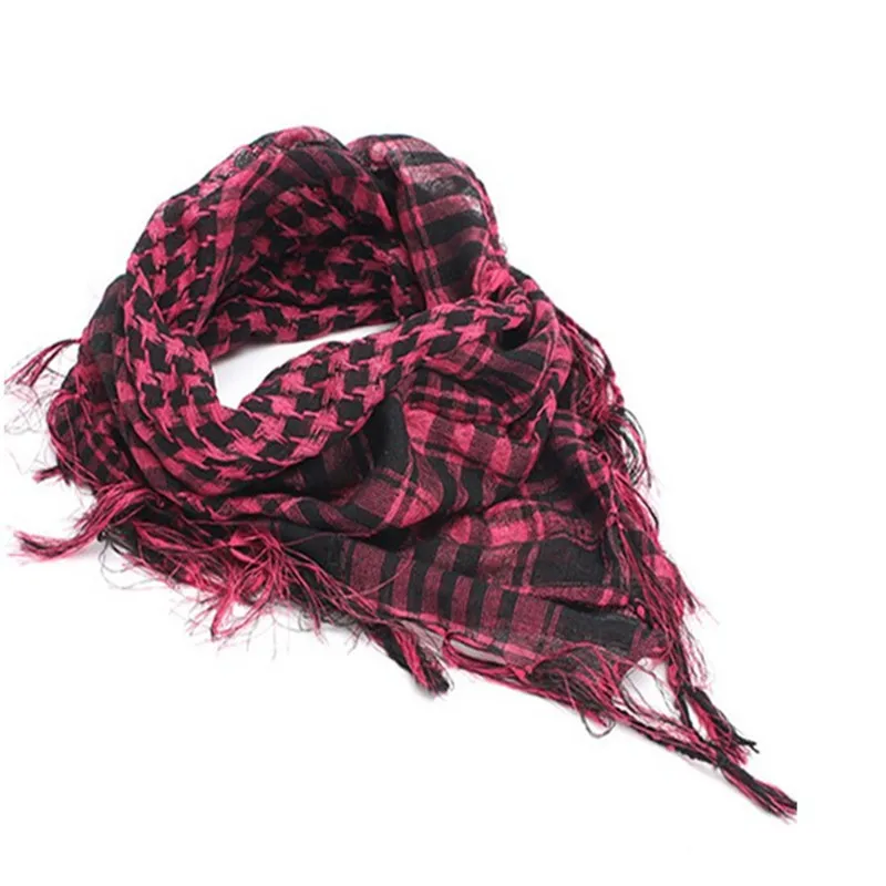 2020 Unisex Lightweight Plaid Tassel Arab Desert Shemagh KeffIyeh Scarf Wrap Pashmina Super soft and light weight Christmas Gift |