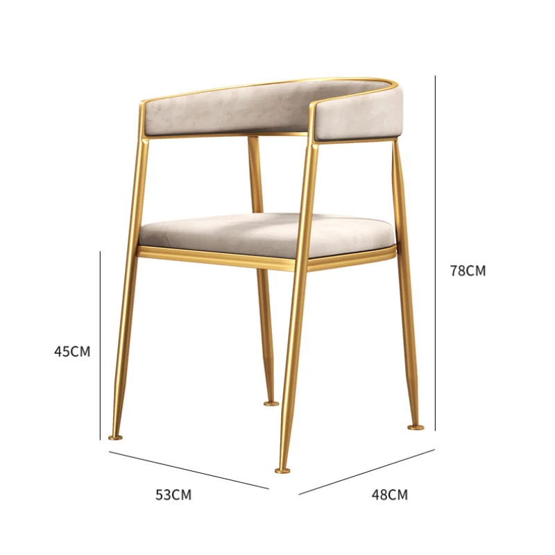 

Cafe Table and Chairs Set Nordic Living Room Furniture Home Office Leisure Vanity for Bedroom Modern Luxury Dinning Chairs Set