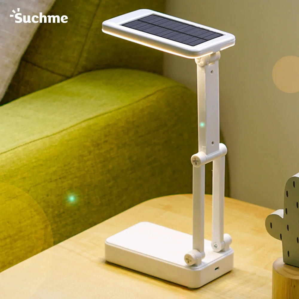 Распродажа настольная лампа на солнечной батарее перезаряжаемая портативная 1200