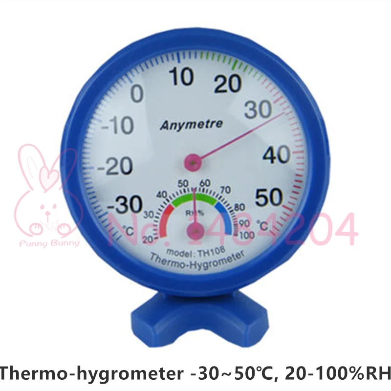 Mini Thermometer & Hygrometer -30~50C Degree 20%~100%RH Wall Mounted with Base Indoor and Outdoor Free Shipping TH108 | Инструменты