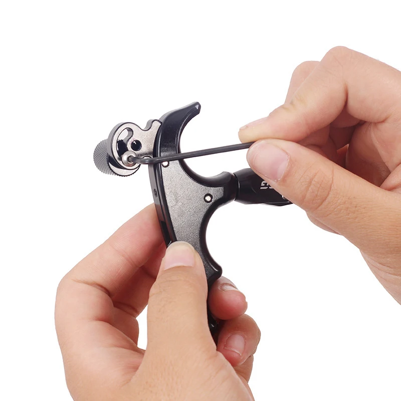 

SPG WOLF 440C 3 Finger Stainless Steel Release Aid Archery Caliper Release for Compound Bow Archery Arrows and Bow Release