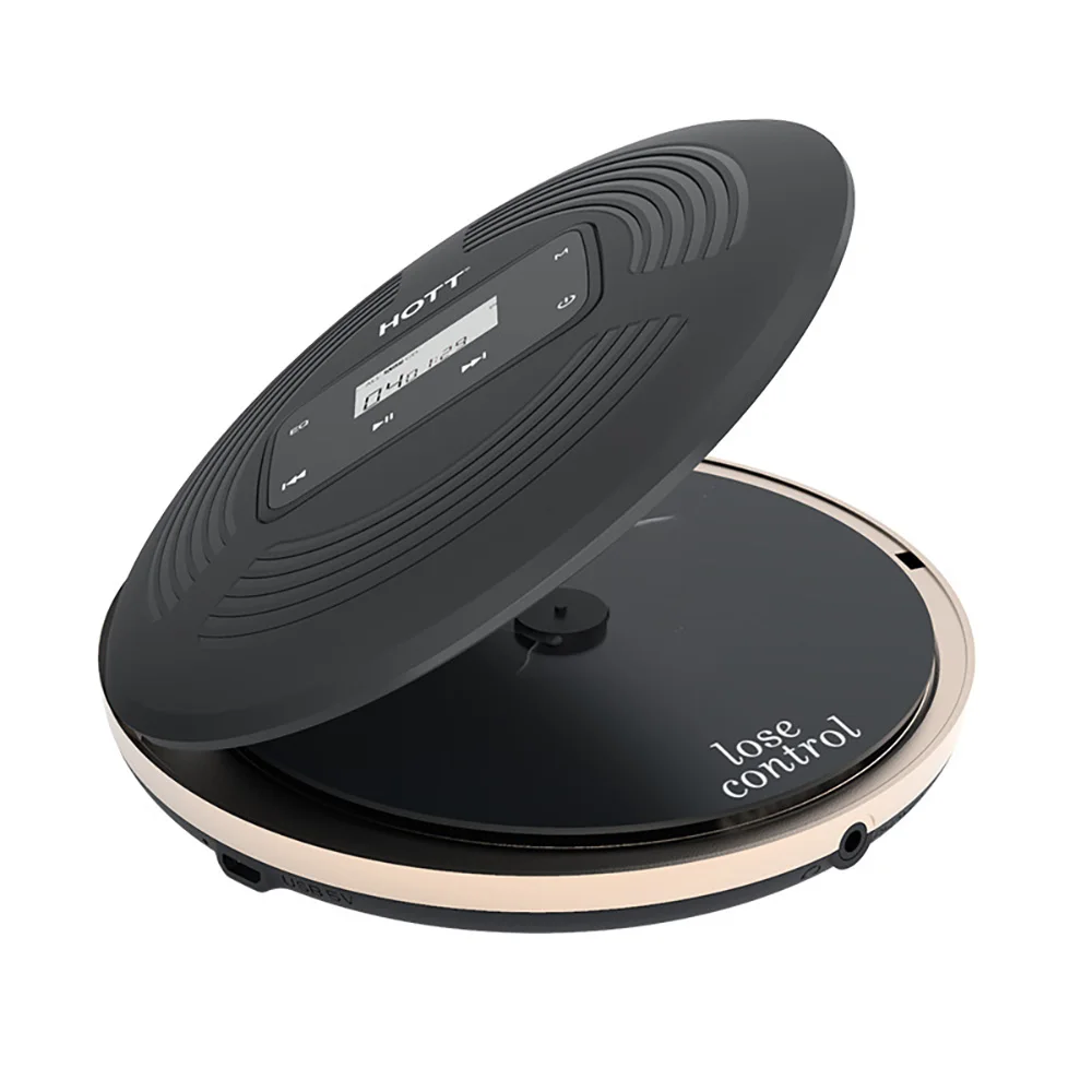 CD903 портативный CD плеер лоток тип вставить музыкальный с подсветкой ЖК-дисплей