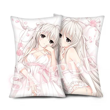 Наволочка для подушки с принтом аниме Yosuga No Sora двусторонняя длинная 160*50/35*55 см