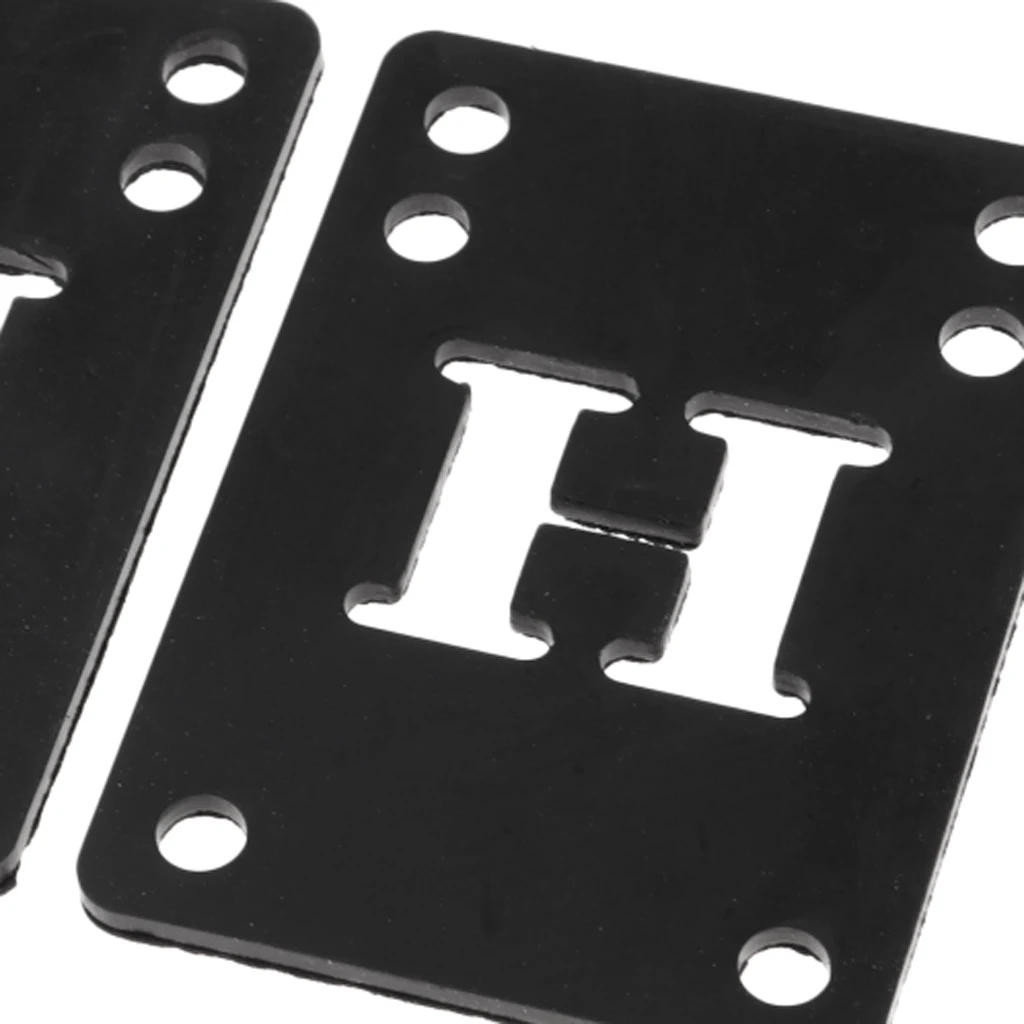 

2 Pcs Rubber Skateboard Longboard Riser Shock Pads 3mm 72 x 52 x 3mm