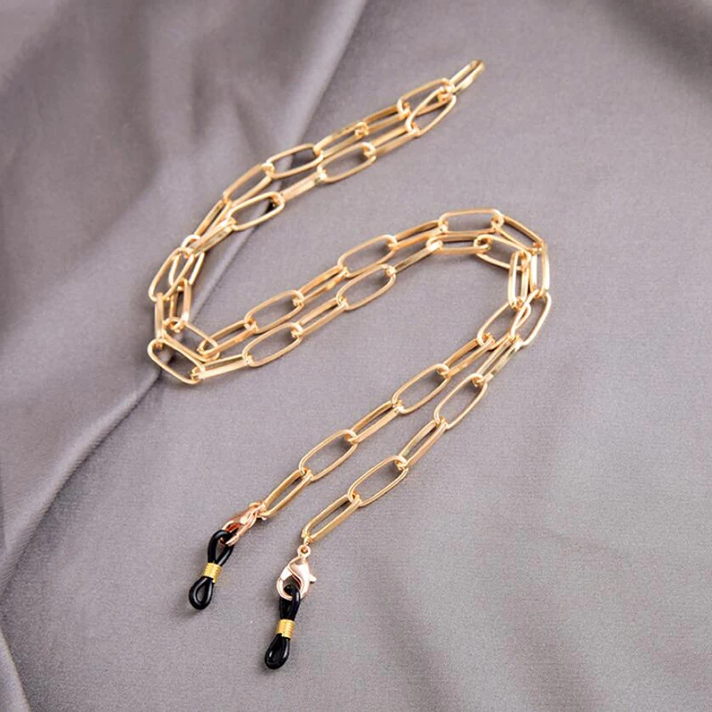 

Fashion Metal Eyeglass Chains Women Sunglasses Holder Necklace Reading Glasses Non-slip Lanyard Gold Plated Eyewear Accessories