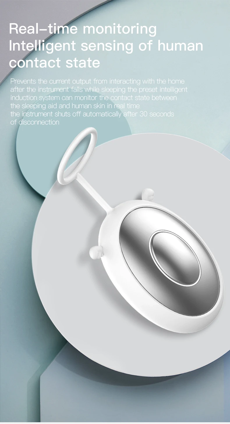 

USB Charging Microcurrent Sleep Holding Sleep Aid Instrument Pressure Relief Sleep Device Hypnosis instrument Massager and Relax