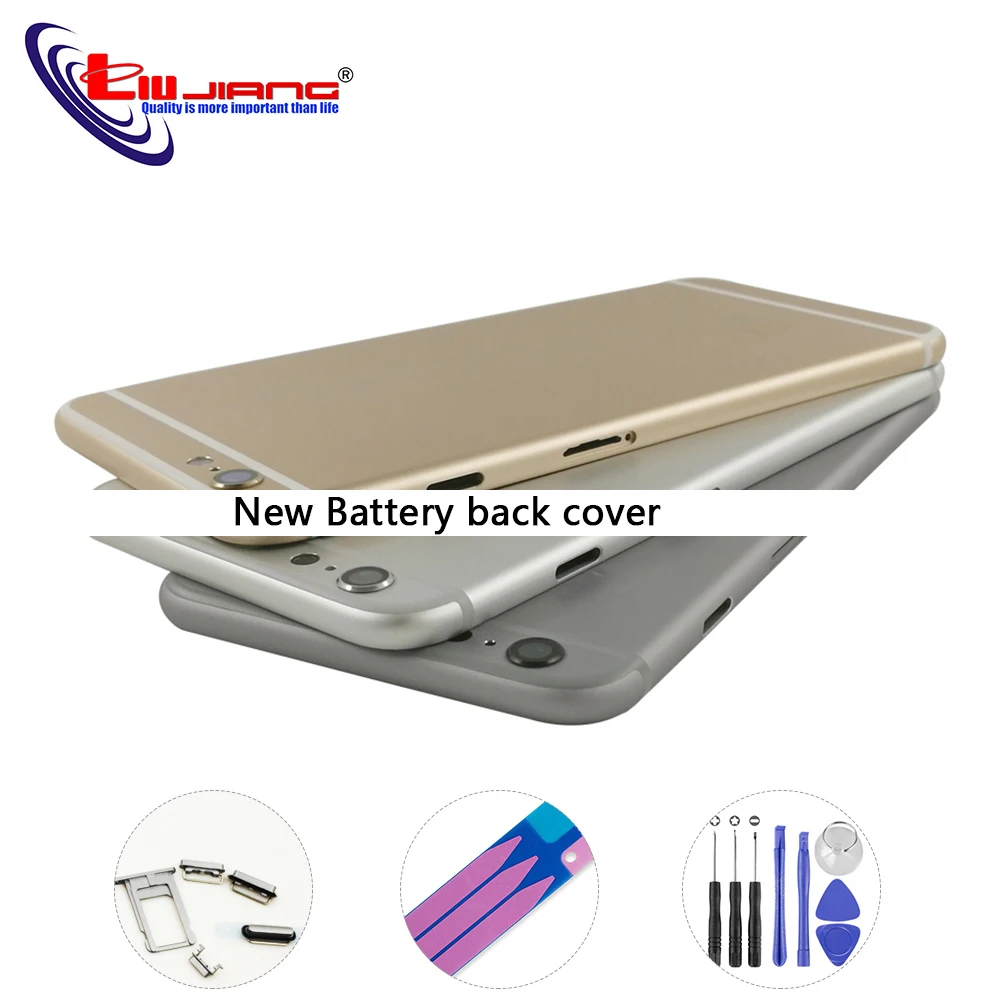 Чехол для батареи задняя крышка iPhone 6 6s Plus средняя рамка запасной корпус