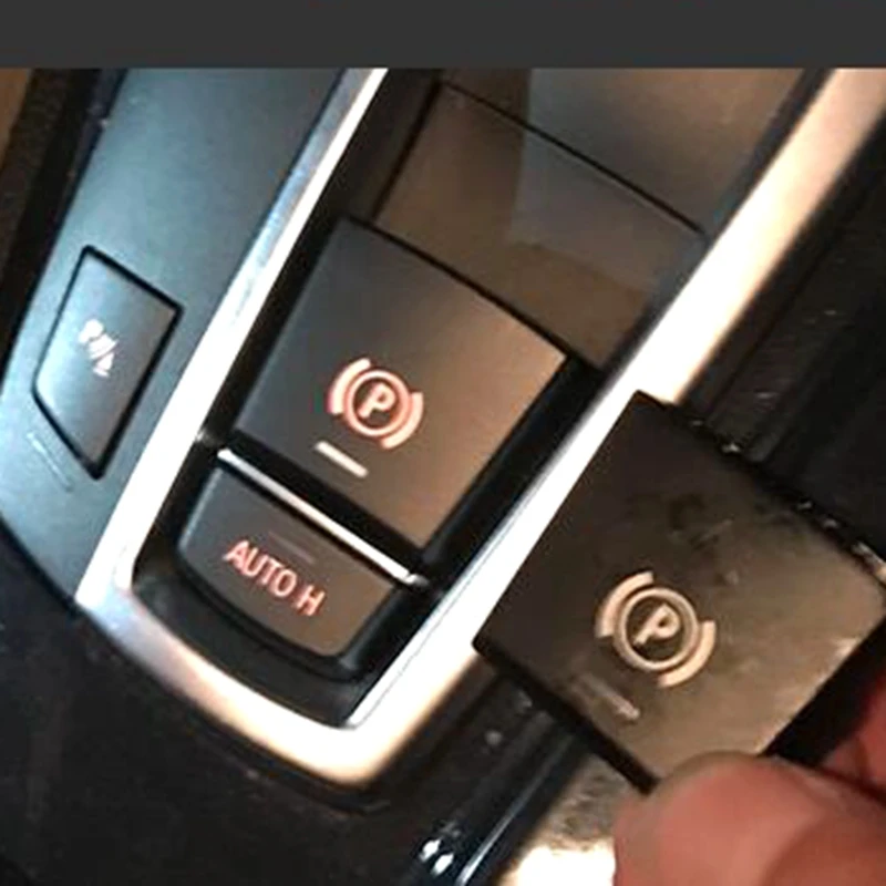 LARBLL Новый переключатель стояночного тормоза и кнопка P крышка для BMW 5 6 X3 X4 F10 F11 F06