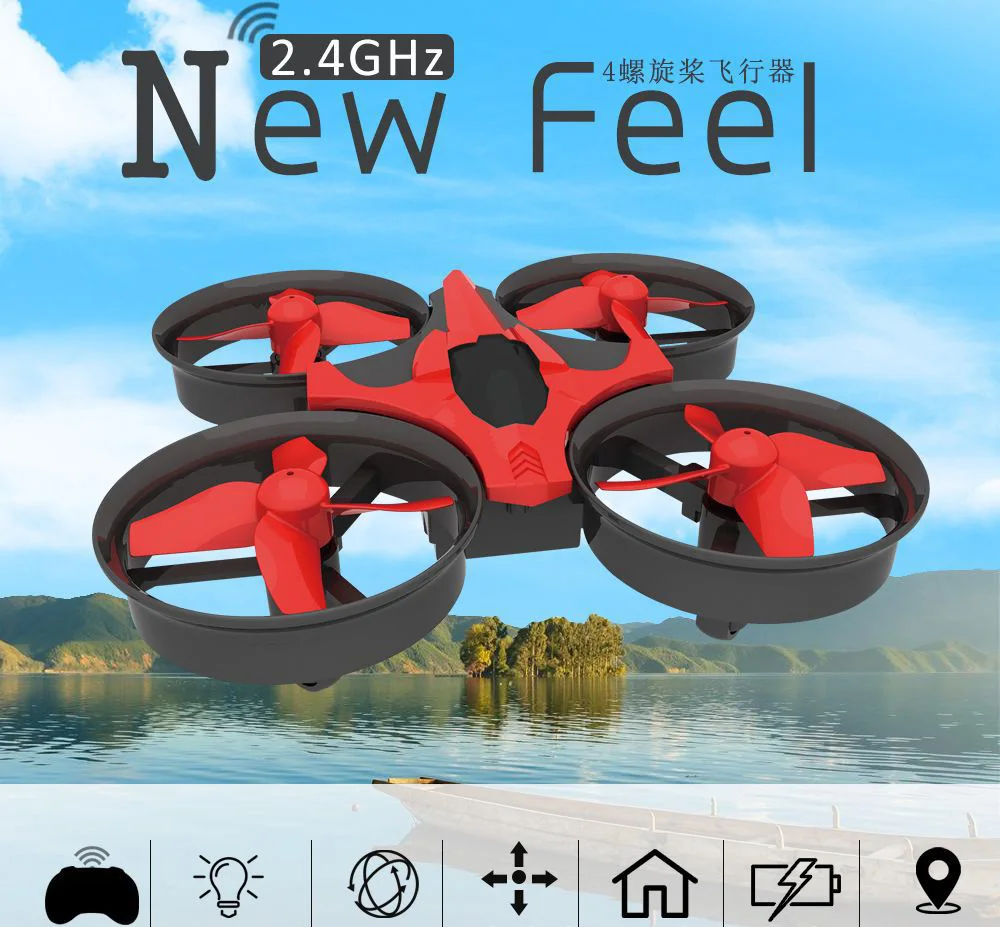 Мини Дрон 6 осей NH010 RC микро Квадрокоптеры с безголовым режимом один ключ Возврат