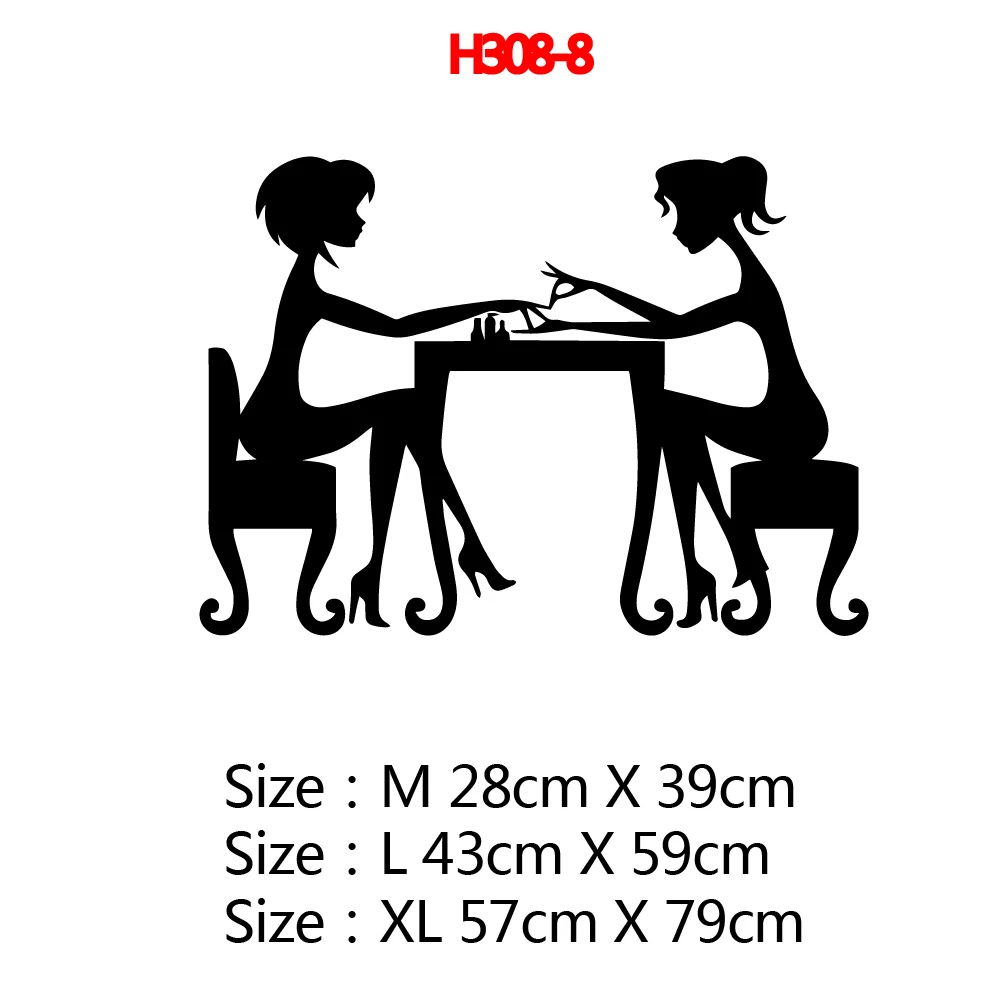 

Виниловая наклейка для салона красоты