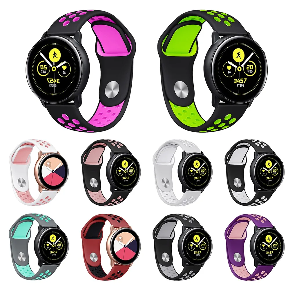 Спортивные часы ремешок для samsung Galaxy Watch 42 мм активный смарт запасные ремешки