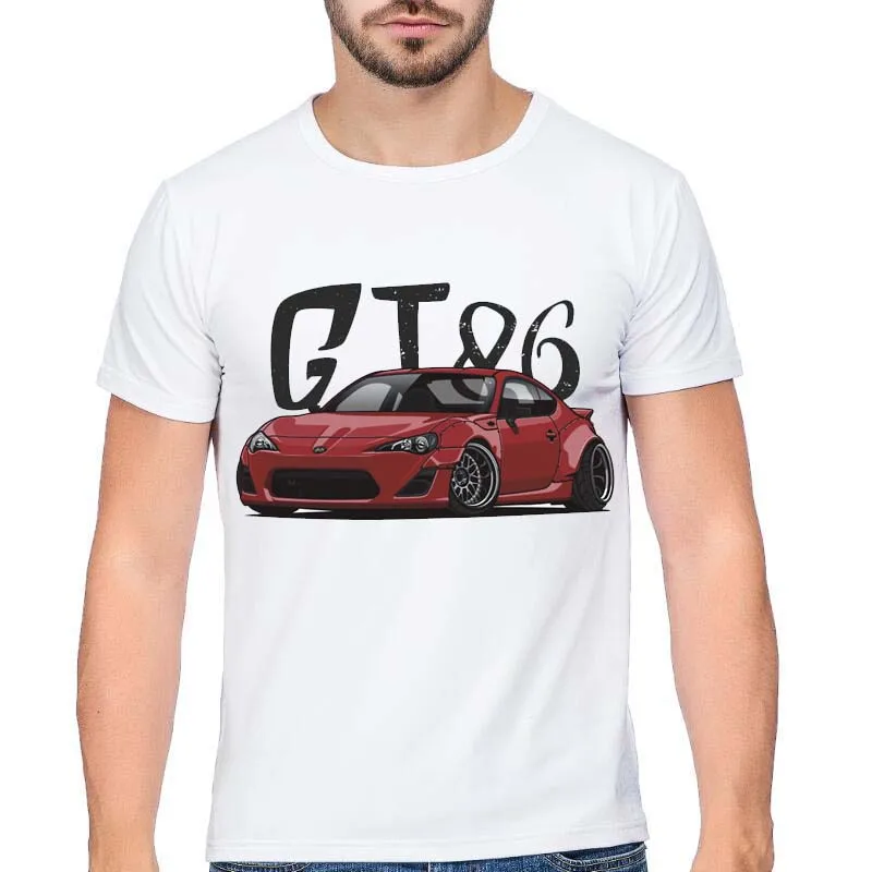 3D принт с автомобилем Мужская Skyline R34 GTR Drift King car футболка новая изображением