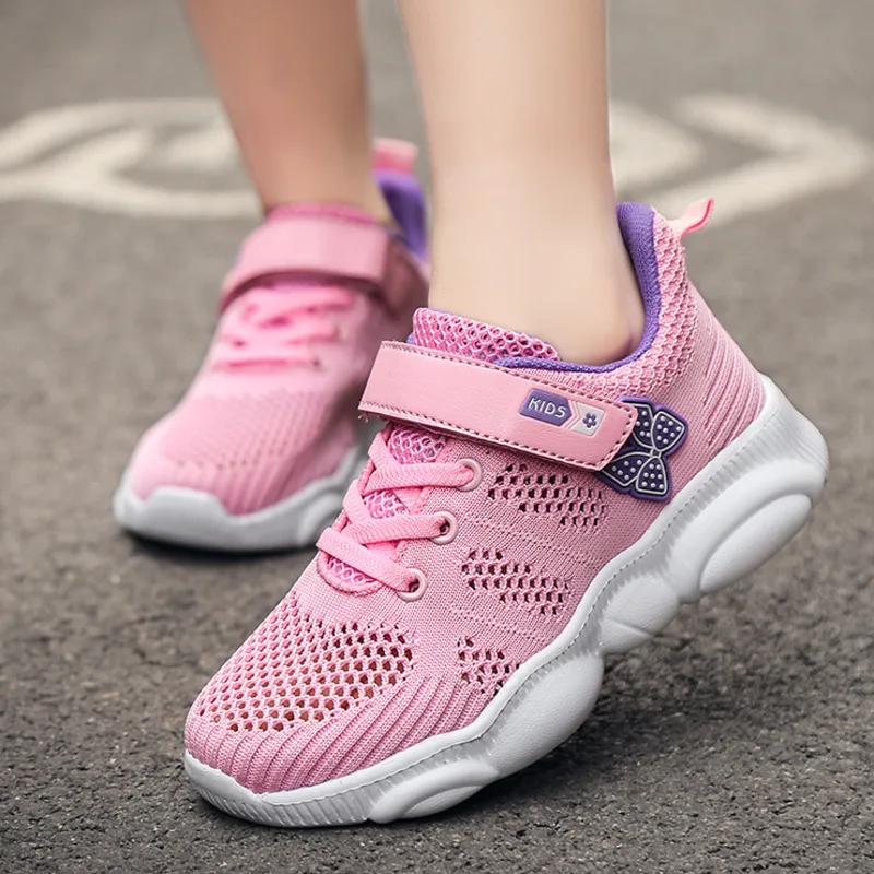 Женские летние кроссовки дышащая сетчатая спортивная обувь для девочек детская