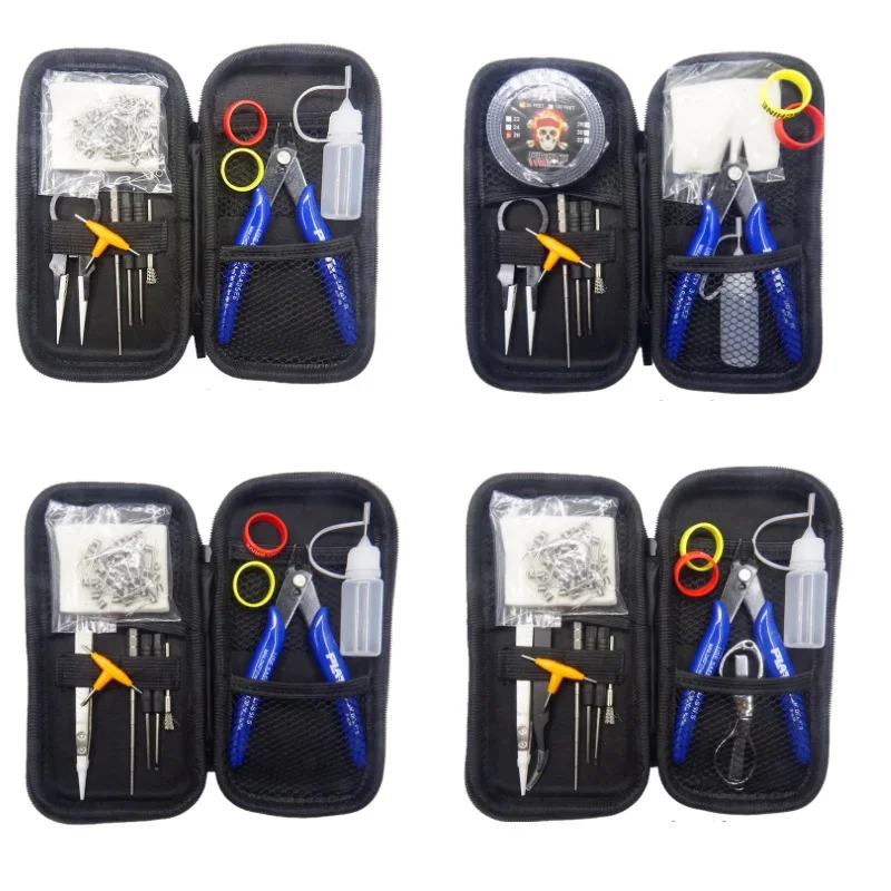 

BMTD Vape Tool Brush Screwdriver Bottle Coil Jig Cutter Tweezers DIY Kits Cotton