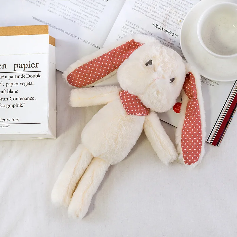 Милый мультяшный кролик с длинными ушками плюшевая кукла детские мягкие игрушки