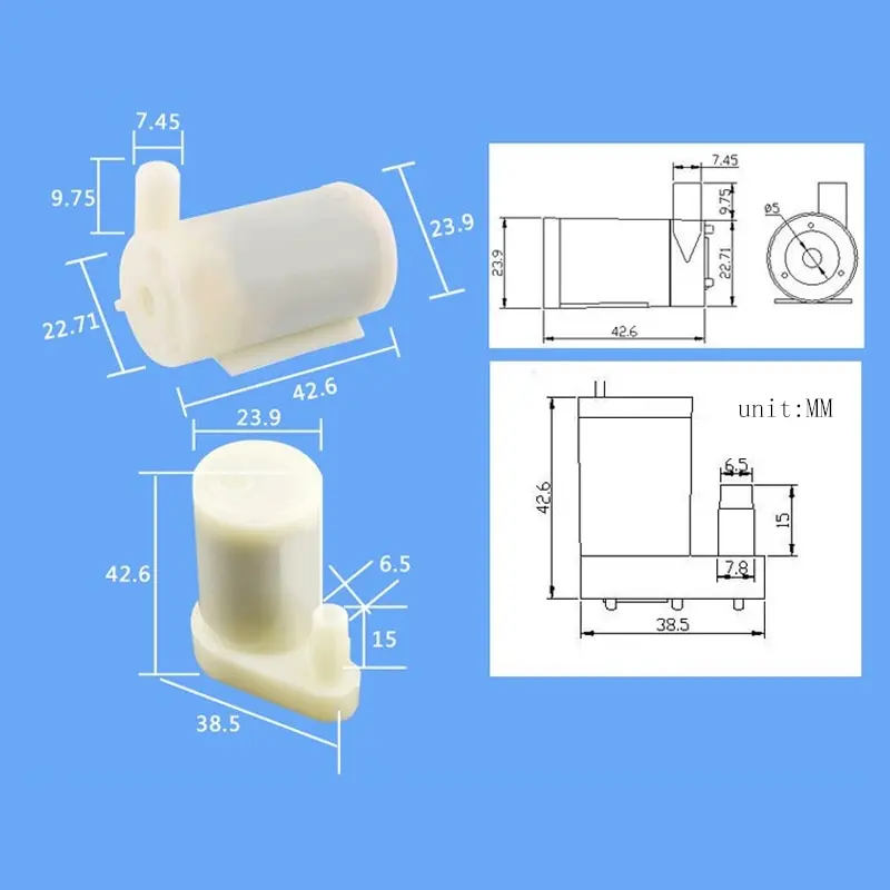 Новый практичный мини воздушный насос микро давление кислородный 30 кПа DC3V для