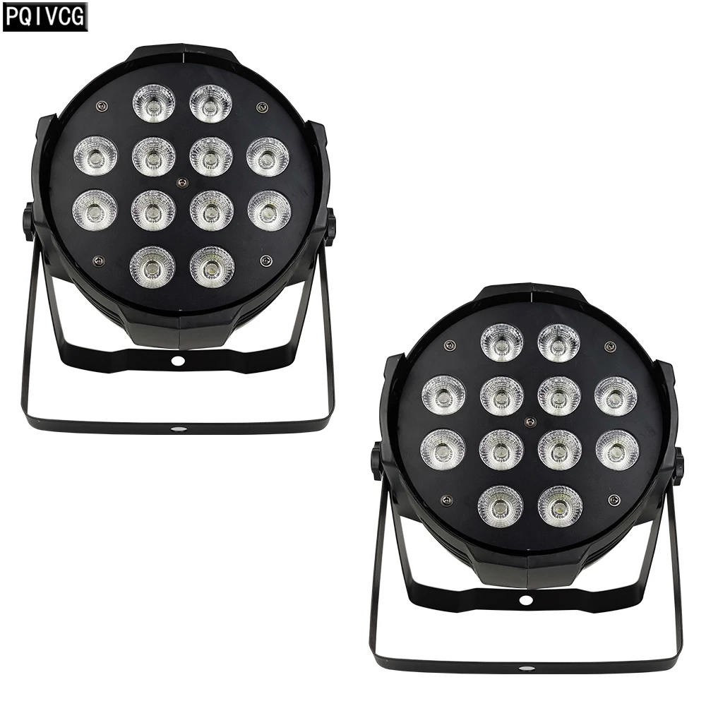 

2 шт., алюминиевые плосветильник светодиодные лампы DMX512, 12x18 Вт