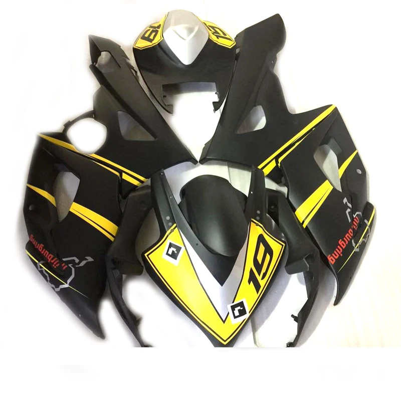 

Послепродажные Обтекатели для SUZUKI GSXR1000 2005 2006 желтый черный комплект обтекателей для литья под давлением GSXR 1000 K5 K6 PN225