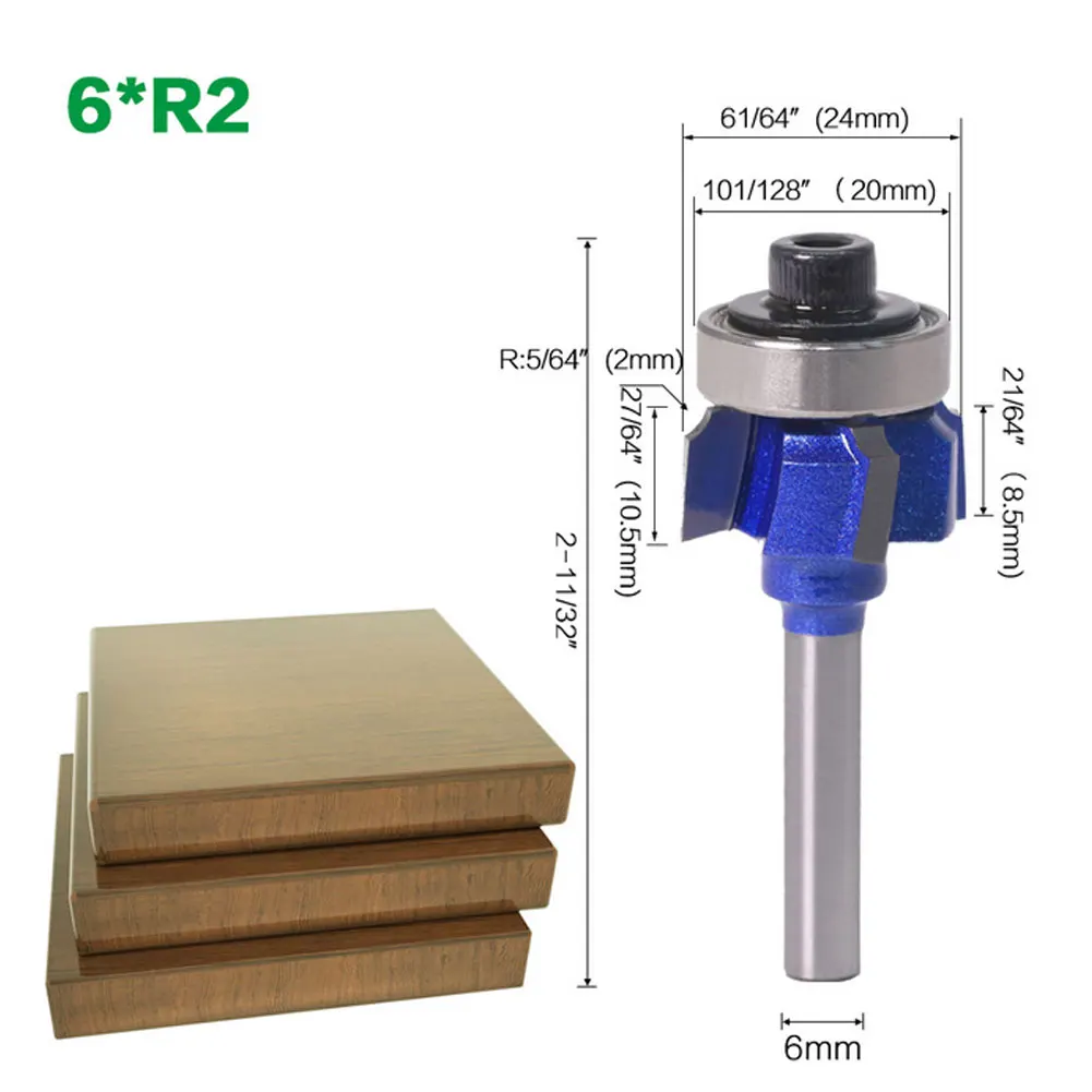 

3pcs Shank Trimmer Ceaning Flush Trim Wood Router Bit Straight End Milll Tungsten Milling Cutters For Wood Woodworking Tools