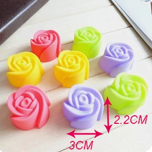 

Rose Mold DIY Food Grade Silicone Mini Cupcake Cake Tool Muffin Cookie Baking Molds Chocolate Soap Pastry Decorating Set