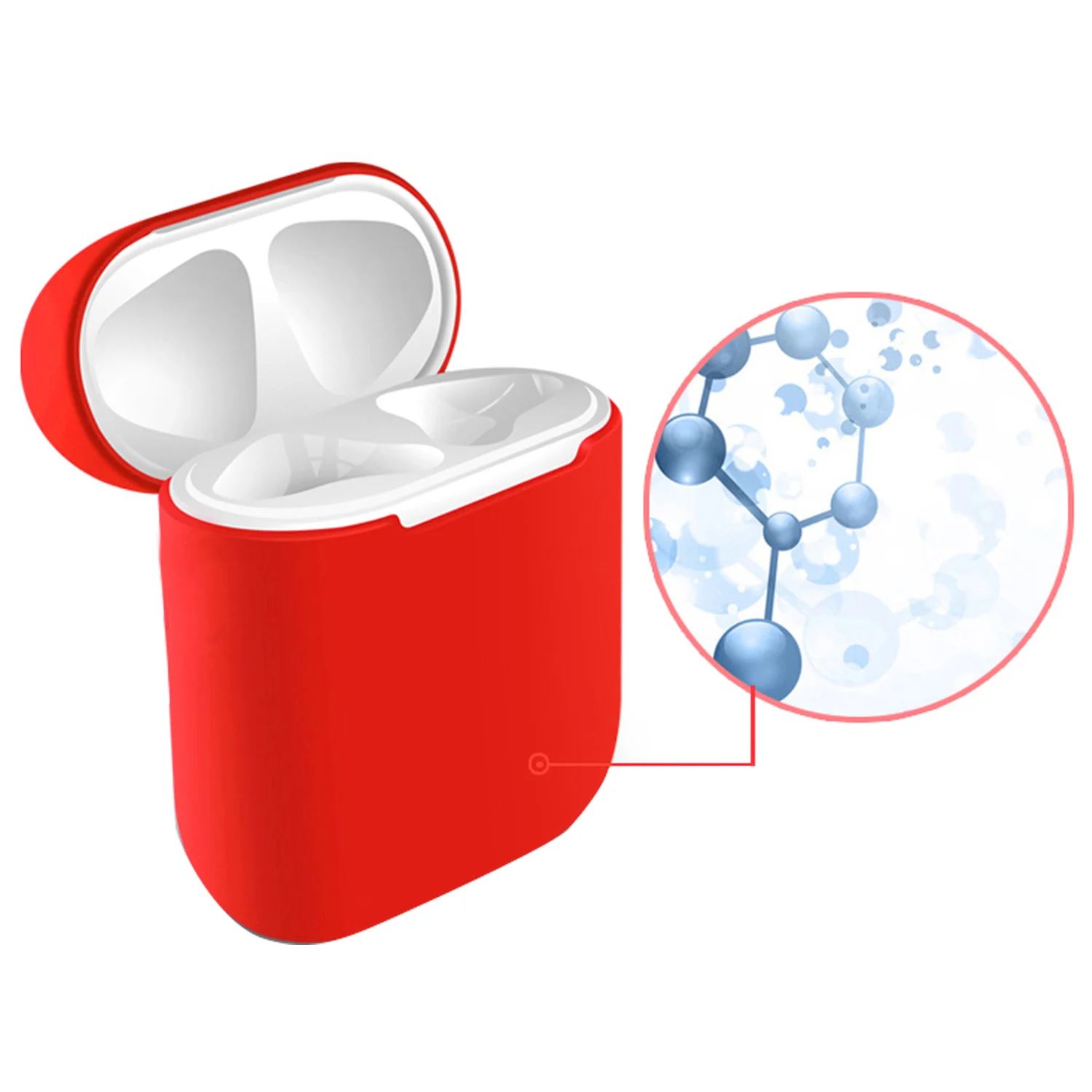 Силиконовый чехол с держателем для часов w/антиутерянный ремешок w/наушники Apple