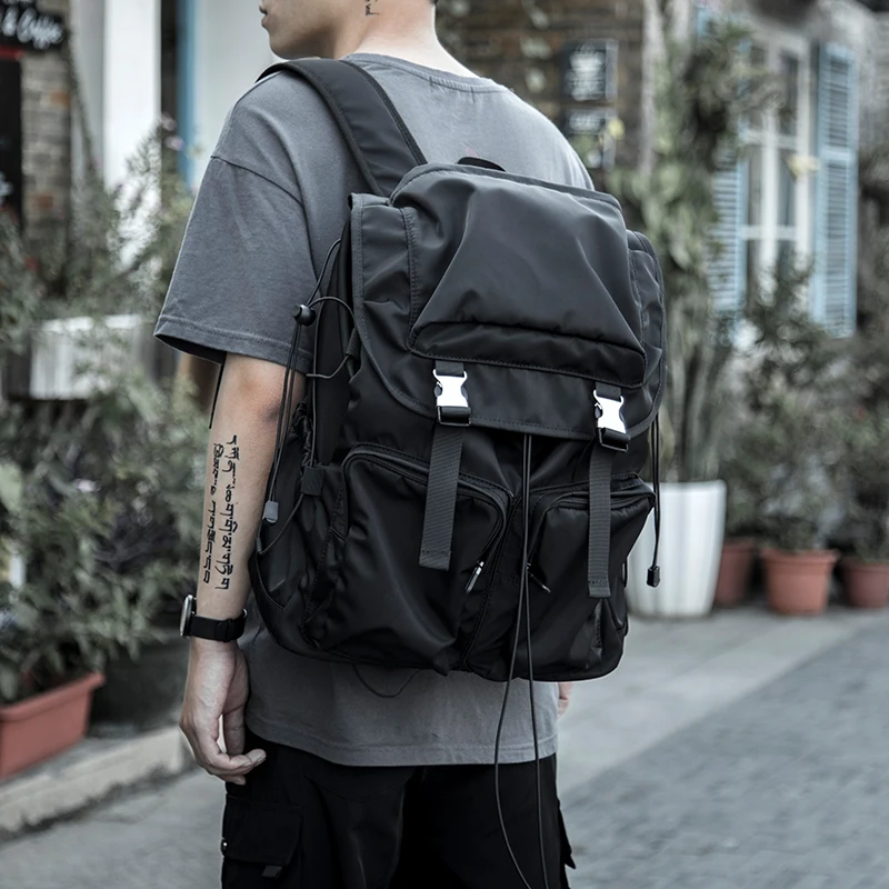 

Large Capacity Travel Backpack Fashion men Backpack Anti-theft Waterproof Rucksack Women Solid Color School Bag For teenage girl