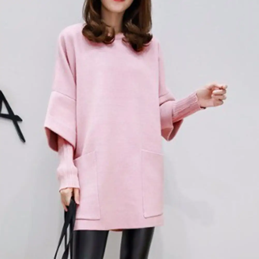 Шикарная Женская толстовка с капюшоном одноцветная длинным рукавом круглым