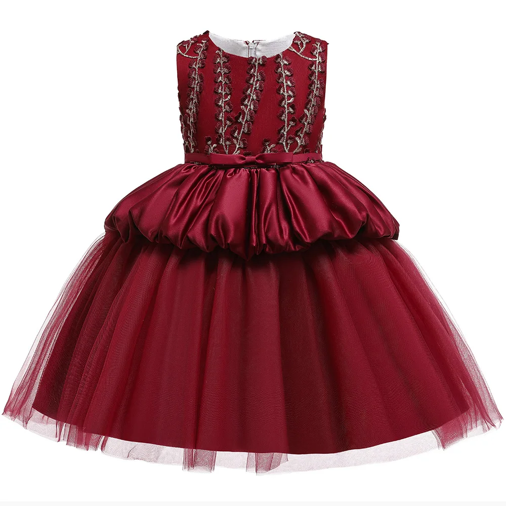 Children Princess Girl Dress for Wedding Birthday Party Teenage Kids Evening Prom Dresses Girls 3-5-7-9-10-11-12-14T | Детская одежда и
