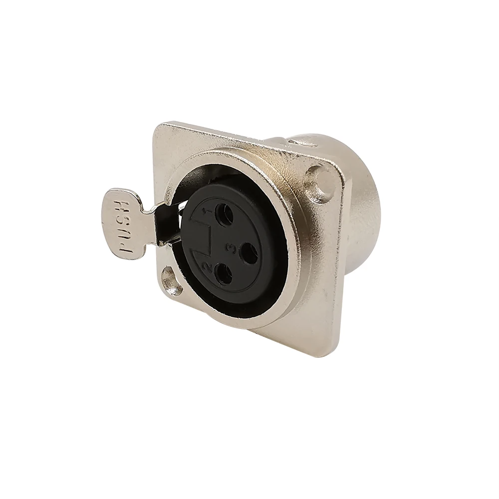 2 шт 3 контактный XLR Мужской Женский металлический Корпус разъемом Сделано в Китае