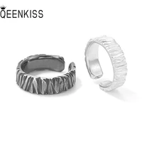 qeenkiss rg6653 2022 fine jewelry%c2%a0wholesale fashion%c2%a0couples%c2%a0birthday%c2%a0wedding gift retro mountain 925 sterling silver open ring