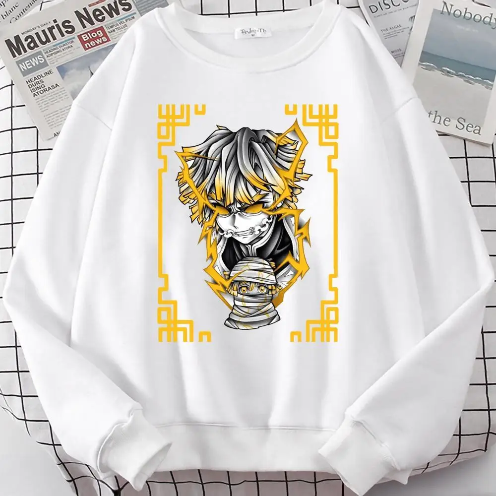 

Demon Slayer Uzui Tengen Cool design O-NECK Cotton Sweatshirts with Pocket Leisure Unisex Sweat shirt