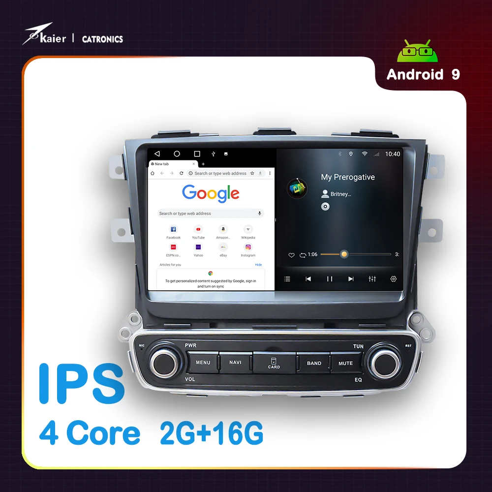 dsp android 10 octa core for sorento 2015 top level car dvd multimedia radio gps player with wifi 4g internet free global shipping