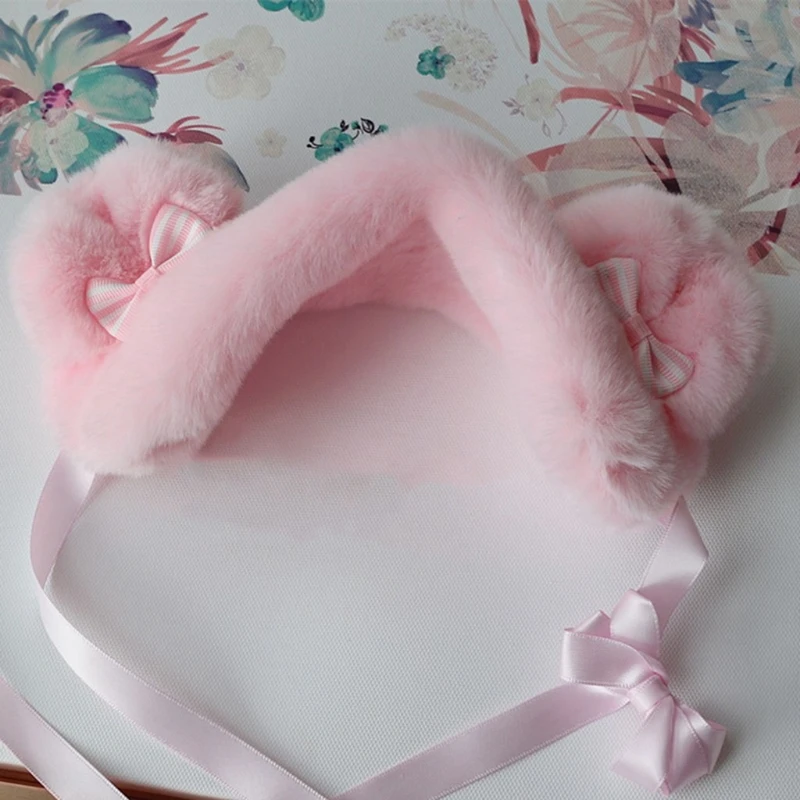 

Новый стиль пушистые животные уши ободок плюшевый головной убор Косплей Хэллоуин вечевечерние НКА головная повязка