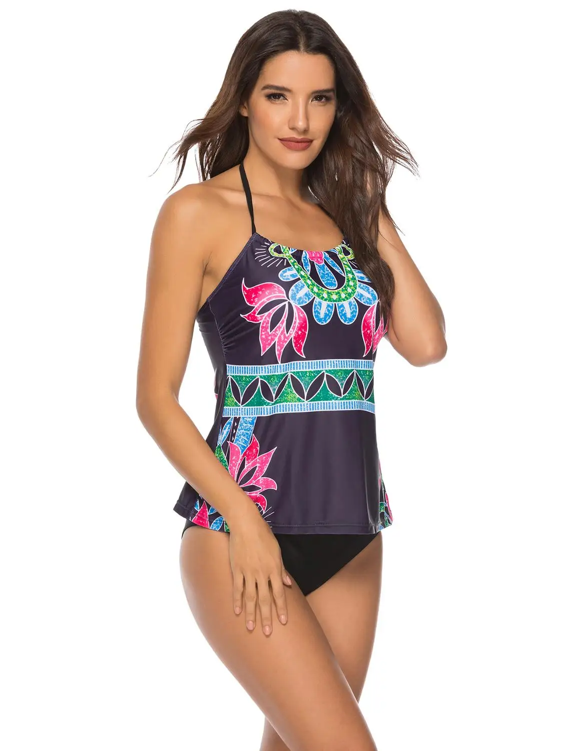 

Women's Push Up Two Piece Floral Printing Bikini Swimsuits Padded Swimwear Bathing Suits