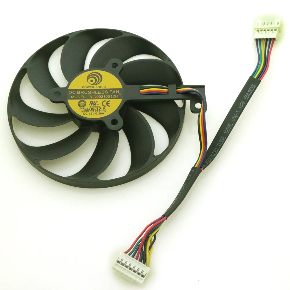 PLD09210S12H-A PLD09210S12H 12 В 0.30A 88 мм для ASUS ROG STRIX-RTX 2070 RTX2080 ROG-STRIX-RTX2070S Супер видеокарта вентилятор охлаждения - Цвет лезвия: PLD09210S12H-A