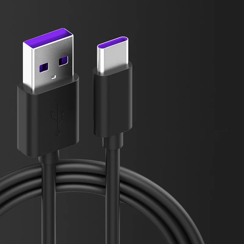 Supercharge usb type C кабель для huawei P30 P20 Lite Xiaomi Mi 9 Quick Charge 3,0 usb type C зарядный кабель для samsung S8 S10 9