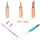Наконечники для паяльника OCNRUX, специальный Сменный Адаптер для ручки JBC T210-A, C210020 C210018 C210002, медный материал