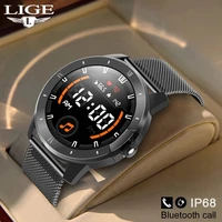 lige 2022 new smart watch men full touch screen sport fitness watch waterproof bluetooth call for android ios smartwatch menbox