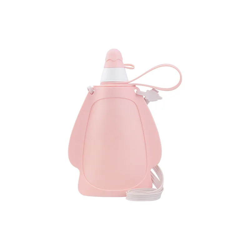 350 мл Экологичная Складная мультяшная Детская сумка для кормления водой чашки