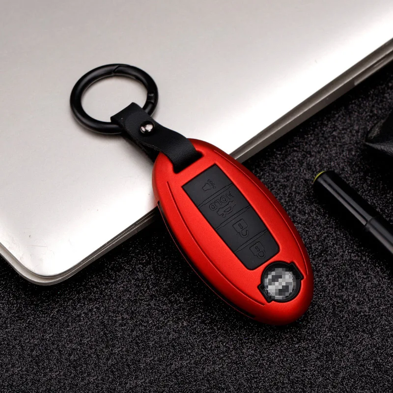 

For Nissan Altima Tidda Livida Rogue X-Trail T31 T32 Qashqai J11 J10 March Murano Pathfinder Note GTR Infiniti Key Case Cover