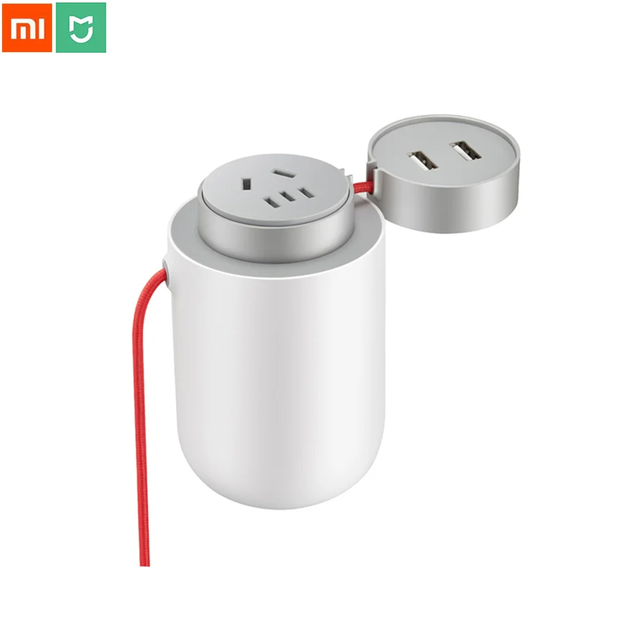 2019 оригинальный Xiaomi Mijia 100 Вт портативный автомобильный преобразователь мощности