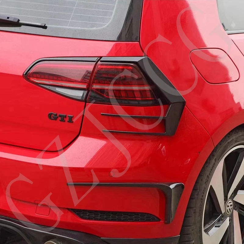 

For Volkswagen VW Golf MK7 7.5 2012-2019 R400 Rear Bumper Splitter Flag Stickers Trim Cover Accessories Car Styling