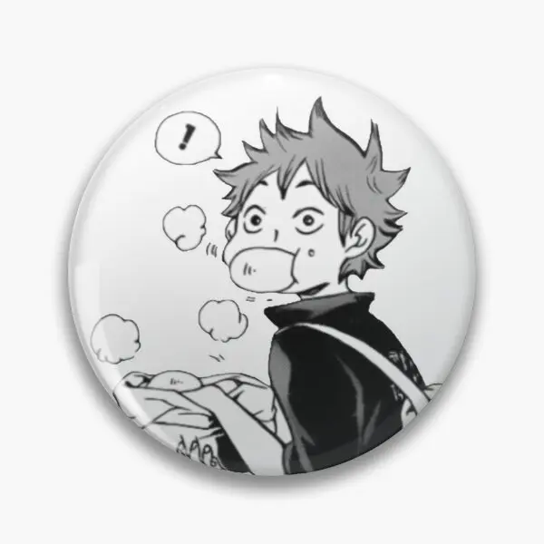 

Hinata Feat Meat Buns Customizable Soft Button Pin Hat Lapel Pin Cute Badge Decor Cartoon Clothes Metal Gift Creative Collar