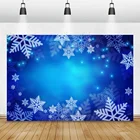 Зимний Снежинка узор синий фото фон Рождество Интерьер Декор ребенок портрет фотография Фон семейная фотосессия