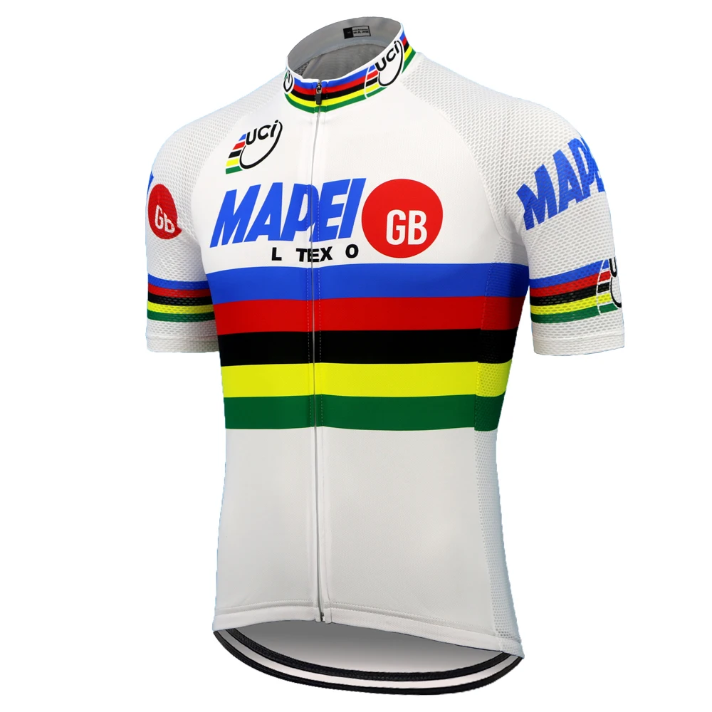 Велосипедная майка 2020 MAPEI ropa ciclismo mtb Джерси командная велосипедная одежда белая