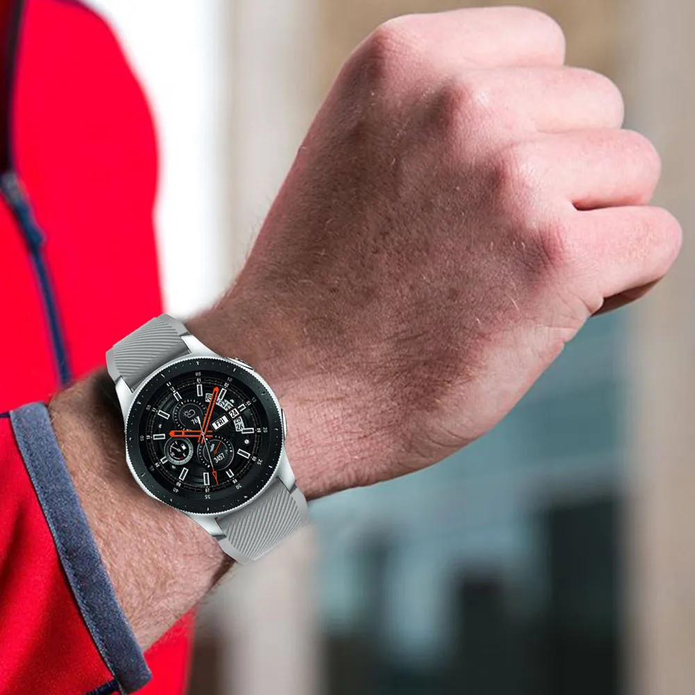 Силиконовый ремешок для часов Samsung galaxy спортивный сменный 46 мм 22 Gear S3 Frontier/Classic| |